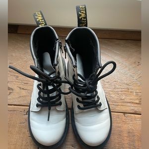 Dr. Martens White Boots size 13US